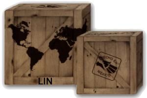 Cajas de madera clavadas, para usos generales